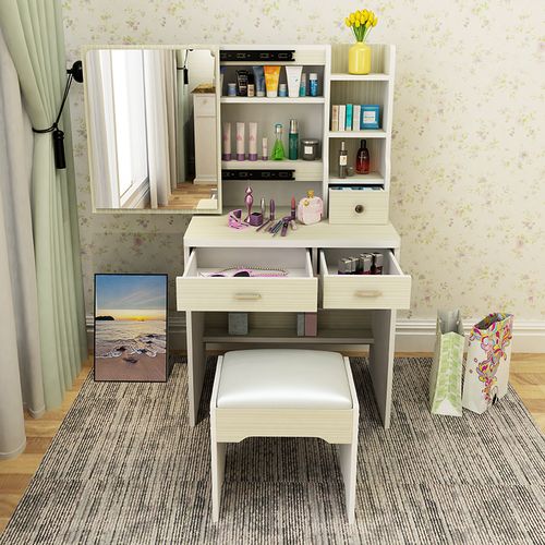 多功能现代宜家梳妆台卧室小户型公主化妆桌简约经济型组装化妆台商品