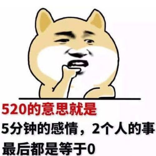 520表情包 快拿去堵住秀恩爱的嘴!