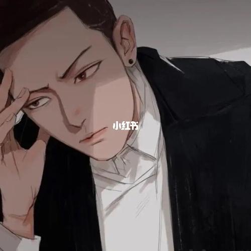 动漫男头西装_动漫_西装_动漫男头_素材_头像