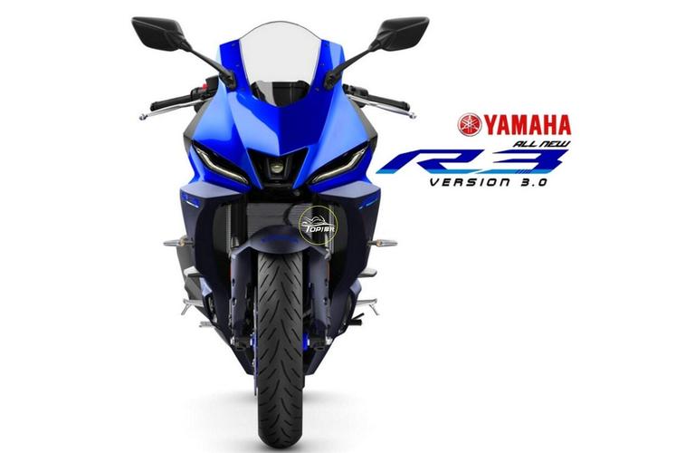 从目前雅马哈r系列跑车的长相,其实不难推断新一代的r3/r25会是什么