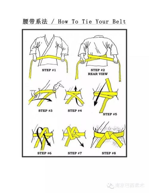 巴西柔术道带都有哪些系法?如何系?