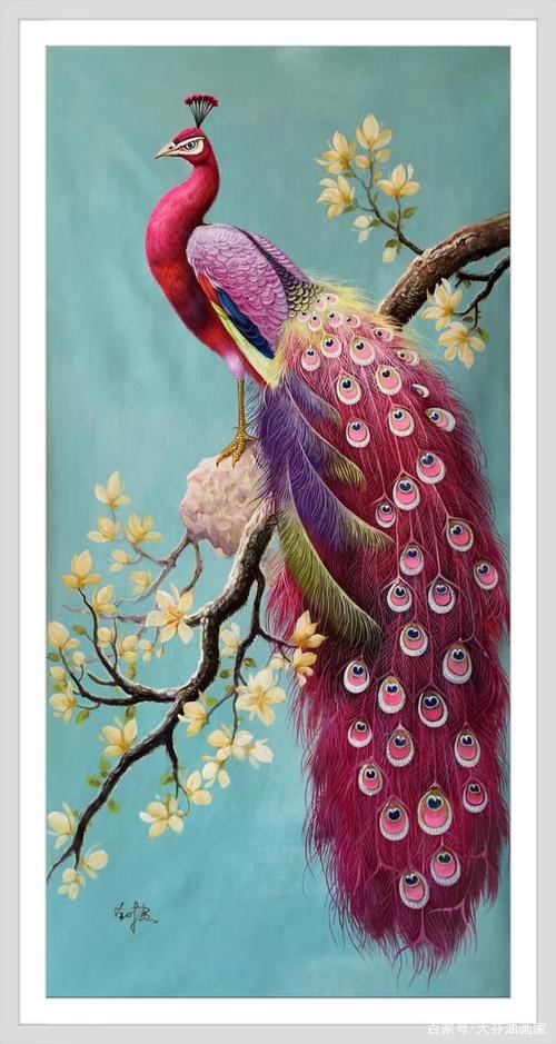 大芬油画又找到几张精美绝伦的孔雀