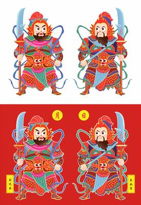 请问一下中国的门神是从何时开始有的?