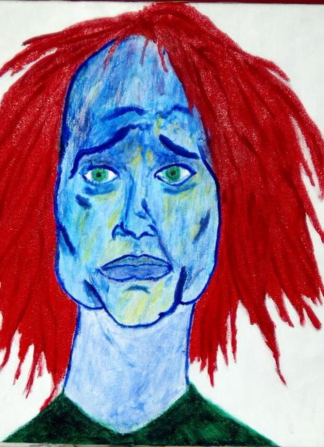 画,是从欧美流传过来的一种小众的绘画风格,把物体的主要特征,用夸张