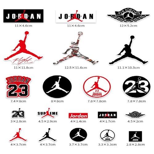 Jordan logo,飞人logo壁纸 乔丹潮牌logo行李箱旅行箱贴纸拉杆箱子笔记本电脑