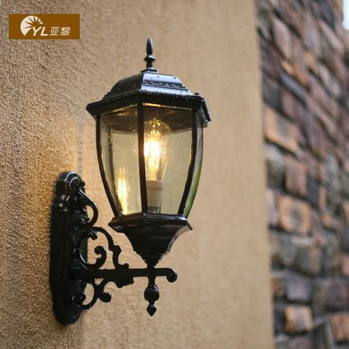 购客户外壁灯防水防锈欧式室外阳台壁灯复古创意庭院灯led外墙壁灯