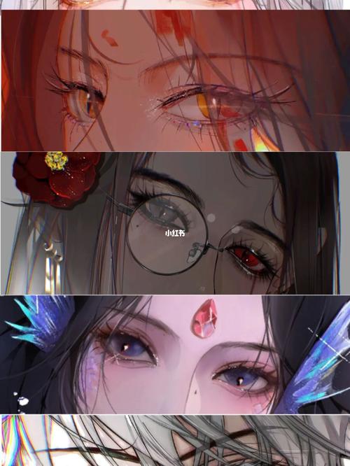 眼神杀|画过的眼睛合辑_美女_约稿_漫画_眼睛_文化