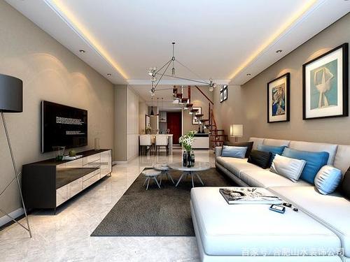 合肥现代风格客厅装修效果图大全,2020给自己的家焕然