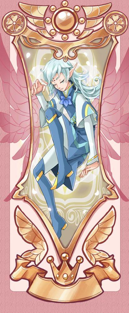 时间魔法,时间静止;起绊 山风有振 齐格飞 身份:紫罗兰精灵王 花语