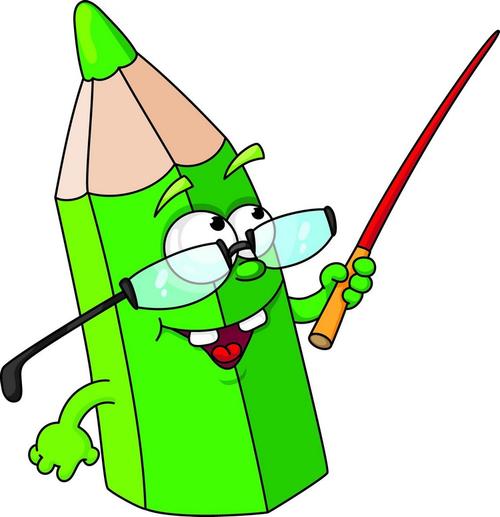 矢量卡通卡通铅笔形象矢量素材