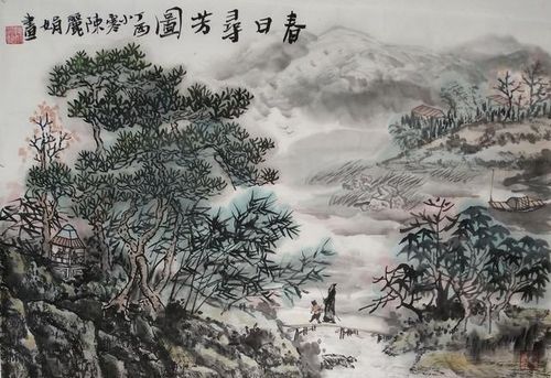 只留清气满乾坤--画家陈丽娟山水画作品欣赏