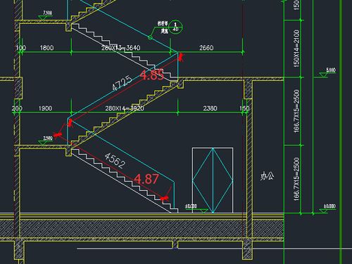 楼梯扶手工程量问题(实际的比图纸上量的大)