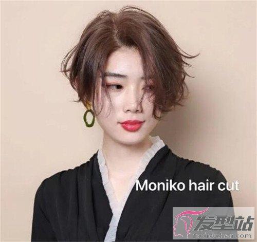 气质纹理烫短发蓬松百搭又减龄显瘦