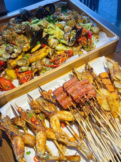 宝藏夜宵店美食6015烧烤喝酒撸串的夜生活90_美食_撸串_烧烤_探