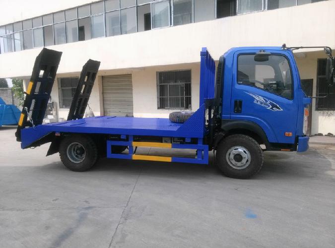 蓝牌平板车,挖机车,平板运输车