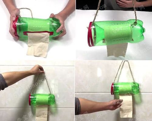 汽水瓶diy防潮抽纸筒制作教学 - 废物利用手工diy小