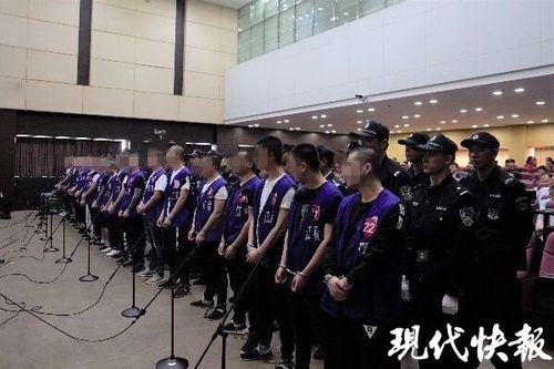 南京江宁法院审理一起黑社会性质组织案件,涉案22人