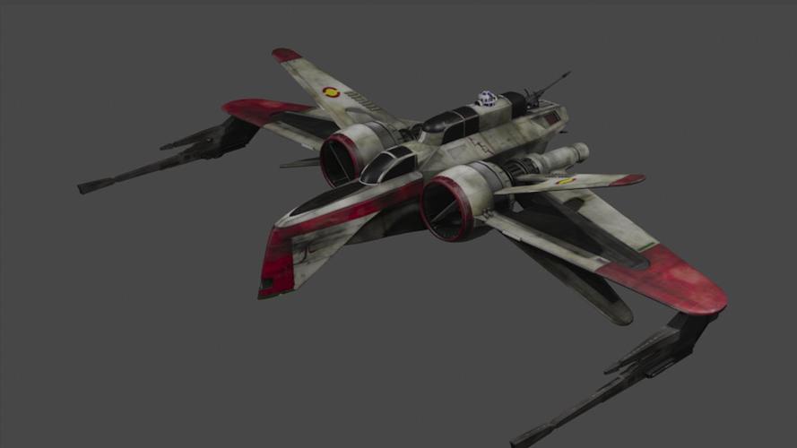 arc-170 star fighter 3d 模型