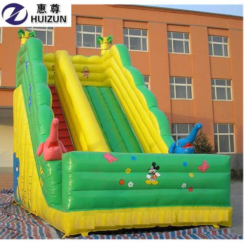 迪斯尼主题充气城堡滑滑梯 水上滑梯 儿童游乐设施 厂家订做滑梯