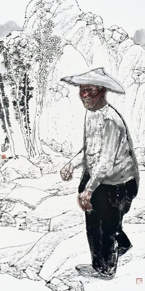 名家书画美篇之五:中国水墨人物领军名家/全国美展金奖获得者～袁武