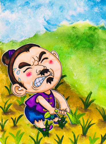 创意绘画 | 拔苗助长
