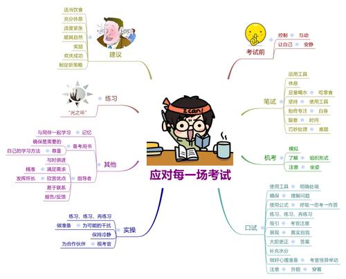 用思维导图读懂战胜考试焦虑