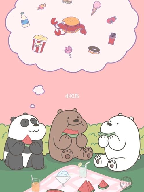 三只小熊壁纸!_壁纸_素材_壁纸