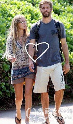 保罗沃克女友照片