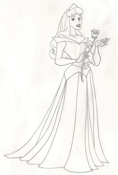 零基础绘画教程睡美人