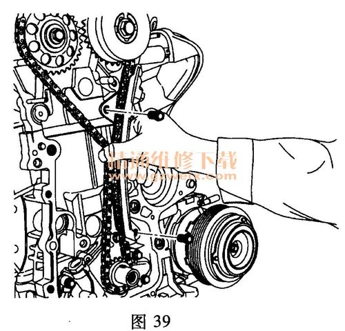 吉利帝豪ec718l4g18d发动机正时链条安装方法