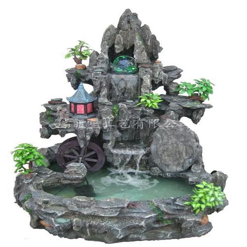 树脂喷泉流水  树脂假山喷泉流水  小瀑布流水