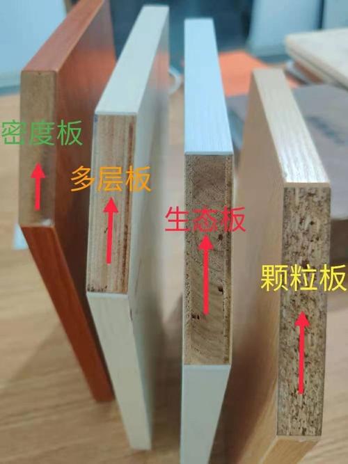 先来一个衣柜常用的四种板材的对比