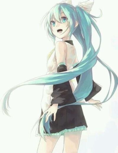 初音未来 动漫女 临摹