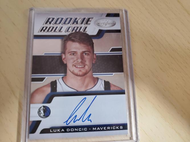 2018-19 certified rc 077 东契奇 新秀卡签,签字完美