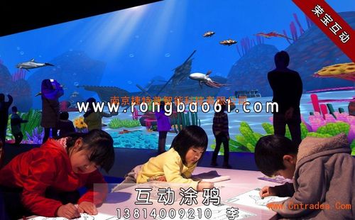 互动投影系统多人互动游戏创意涂鸦