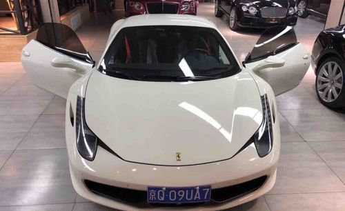 北京二手法拉利458 2011 款 4.5l italia 白色 - 小猪二手车