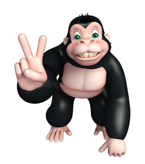 卡通大猩猩金刚漫画头像