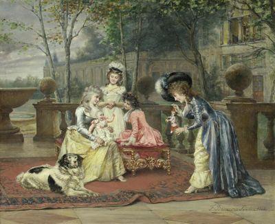 1719世纪欧洲宫廷油画精选高清图集tif_高清喷绘素材