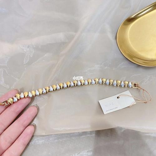 nina ricci莲娜丽姿手链 全新带吊牌 这条金银配色的也是绝美_莲娜丽