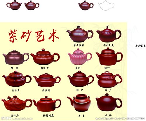 各种形状紫砂茶壶图片