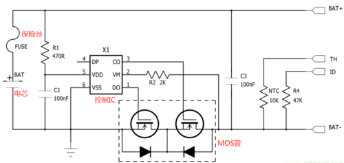 一文解析锂电池保护电流电路图