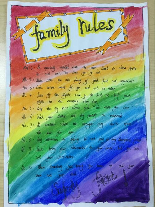 familyrules家规——优秀海报展