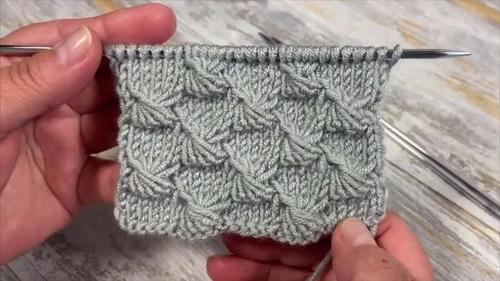 手工毛衣编织教程:漂亮的英式大平针花样针织,用它织毛衣最好看