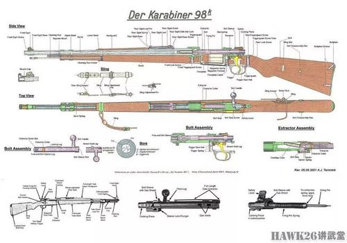 "吃鸡利器"hawk26亲测德国毛瑟98k栓动步枪|枪栓_网易