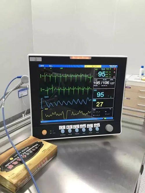 在创口缝合时心电监护提示患者血压达195/110mmhg,医护人员立即停止