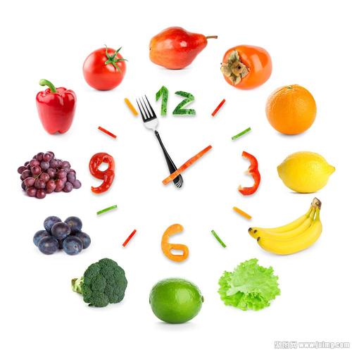创意水果蔬菜时间