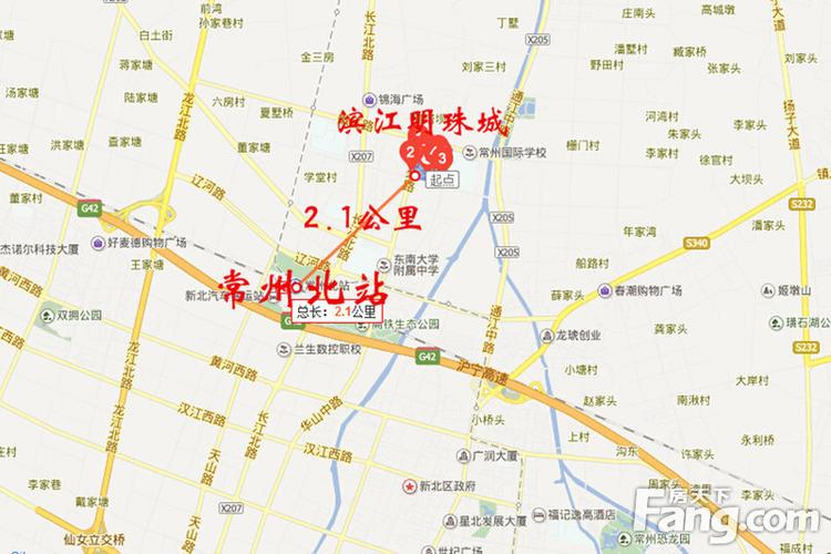 滨江明珠城位于常州市新北区新桥镇,西至规划中的武夷山路,东为贺兰