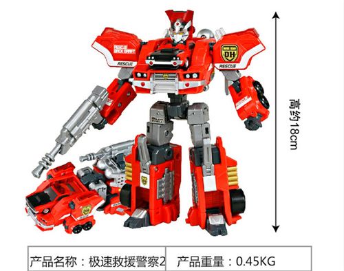 日本多美卡正品机动救援急速救急警察重机抢运载车合体机器人玩具