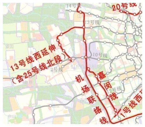 上海轨道交通13号线西延段照顾生活区过多地铁站周围还有住宅