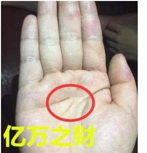 手相如此,不论男女,迟早必发亿万之财,注定是富贵命格